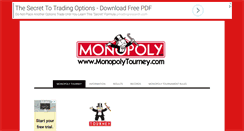 Desktop Screenshot of monopolytourney.com