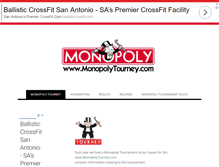 Tablet Screenshot of monopolytourney.com
